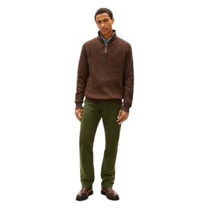 Tommy Hilfiger Fisherman Rib Zip Mock